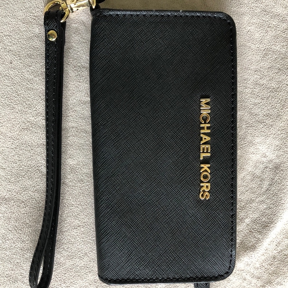 iPhone wallet case wristlet
